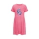 thumbnail image 5 of Camisón corto de talla grande para mujer, camisón de manga corta con estampado de pecho a la moda, camisón para mujer, 5 of 7