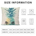 thumbnail image 5 of PRATYUS  Hello Summer Pillow Covers Beach Theme Decorative Throw Pillow Covers for Home Patio Party Decor 20x20in, 5 of 5