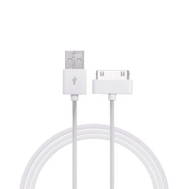 6FT 30 Pin Cable for iPhone 4s, USB Charging and Cable Sync Dock Connector Data Cable for iPhone 4/ 4s, iPhone 3G/3Gs, iPad 3/2/ 1,iPod Classic iPod Touch iPod Nano iPhone 4 USB 30 Pin Charger Cable