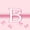 Pink B, variant on Manfei Teens Kawaii Ribbon Bowknot Personalized Initial H Bed Sheets 4pcs,Girls Romantic Stripes Polka Dots King Sheets,Luxury Bedroom Decor