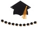 thumbnail image 5 of unbranded Fondo Para Fiesta De Graduación En Negro Con Gorro Decorativo Y Mensaje Felicitación, 5 of 7