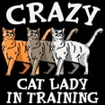 thumbnail image 3 of CafePress - Crazy Cat Lady Men's Dark Pajamas - Men's Dark Loose Fit Cotton Pajama Set, 3 of 7