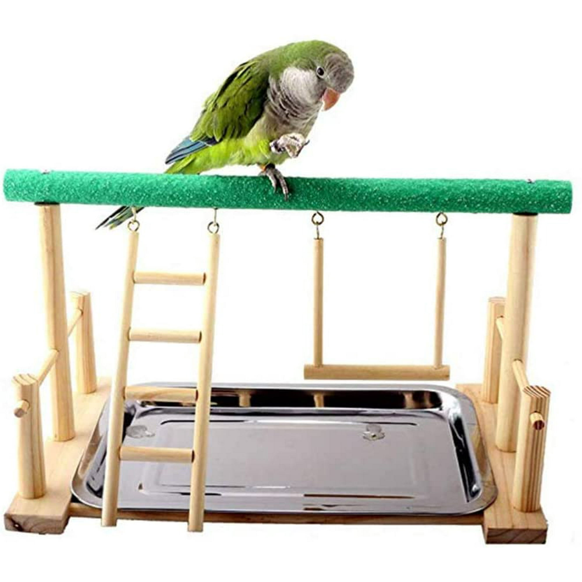Bird Play Stand Parrot Playstand Bird Perches for Cockatiels Parakeet Wood  Perch Gym Playpen with Ladder Swing Toys Exercise Play Bird Toys(Stick  Random Color) | Walmart Canada