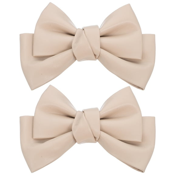 KALLORY 1 Pair Bowknot Shoe Clips - Detachable Bow Buckles for High Heels, Wedding Decorations, Craft Charms & Accessories
