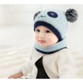 thumbnail image 4 of Costyle Baby Toddler Winter Warm Cute Beanie Hat and Scarf Sets Panda Plush Cap for Boys Girls Kids Gift, 4 of 7