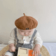 thumbnail image 4 of Boina para niños, niñas y niños, gorra plana, invierno y otoño, 4 of 5