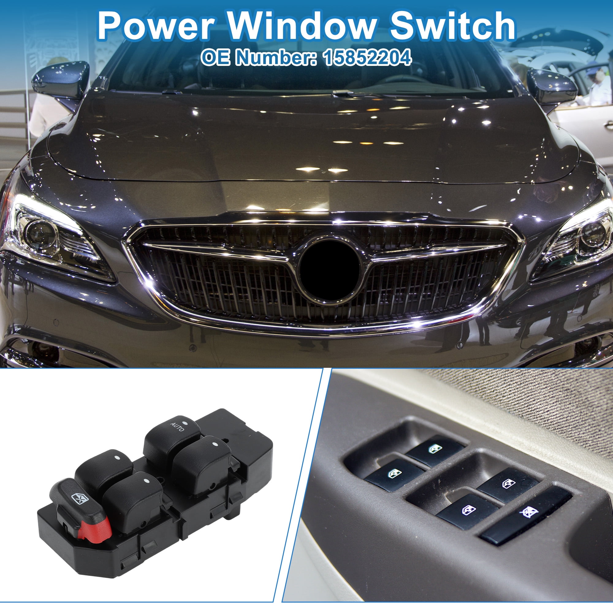 Unique Bargains Power Window Switch Window Control Switch for Buick Lacrosse 2005-2008