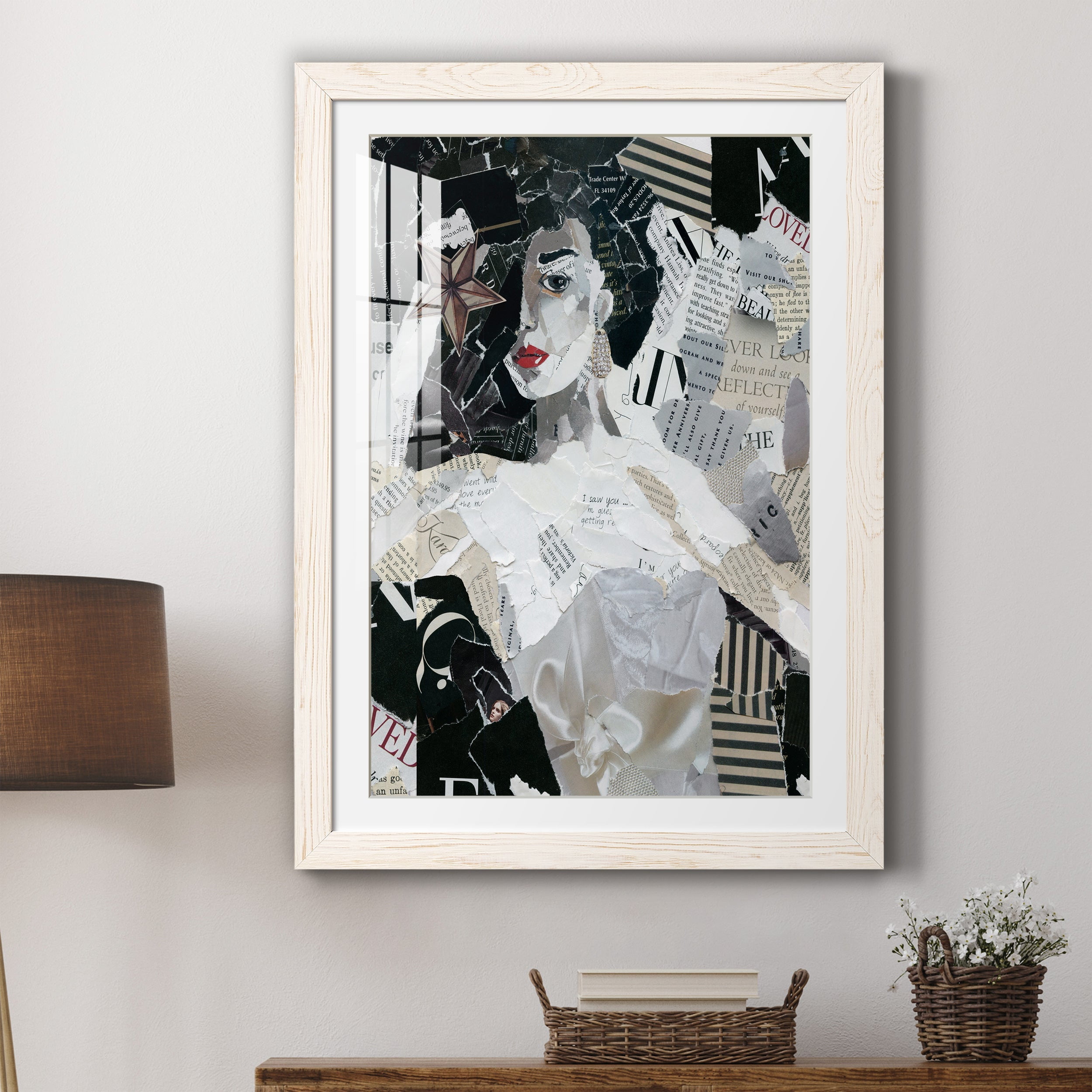 Runway Star - Premium Framed Print - Distressed Barnwood Frame - Ready to Hang