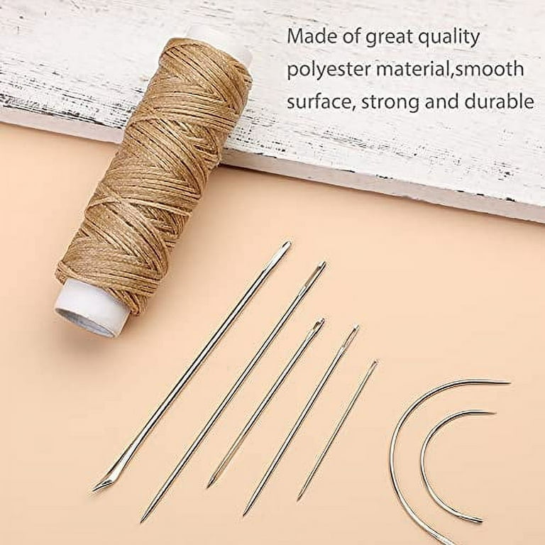 Waxed Sewing Threads Durable Flat Strong Bonded Nylon DIY Leather