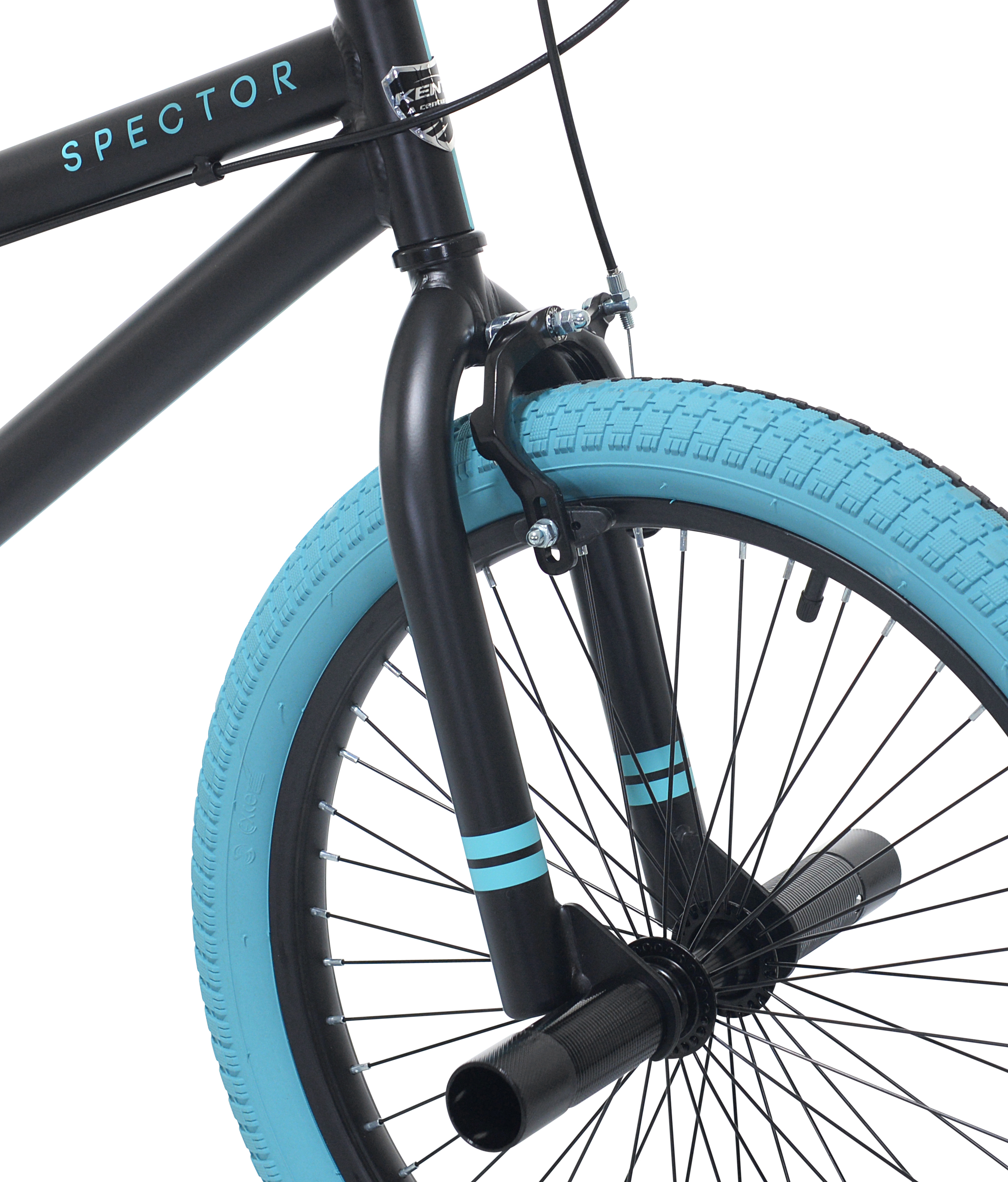 Kent Spector 20 in BMX Bicycle, Black and Teal photo 4