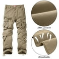 thumbnail image 4 of Matchstick Women's Loose Casual Cargo Pants with 8 Pockets, 4 of 8