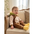thumbnail image 6 of RUINIXCW Toddler Baby Boy Girl Duck Costume Newborn Infant Halloween Animal Costume Warm Fall Winter Plush Jumpsuit Outfit Long Sleeve Hood Zip Up Romper Snowsuit Foot Covers, 6 of 10