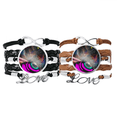thumbnail image 1 of Atmósfera planetaria Pulsera pareja de cuerdas de cuero Unbranded  M, 1 of 3