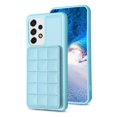 thumbnail image 1 of SaniMore for Samsung Galaxy A34 5G (6.6" 2023) Case, Flip PU Leather Diamond-Shaped with Built-in Card Slots, Kickstand and Shockproof Anti-drop Phone Case for Galaxy A34 5G Wallet Shell, Blue, 1 of 7