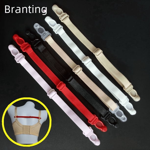Versión mejorada con cierre de seguridad, ropa interior, cinturón deportivo antideslizante, sujetador, cinturón de hombro, hebilla antideslizante, alta elasticidad, hebilla fija multicolor invisible