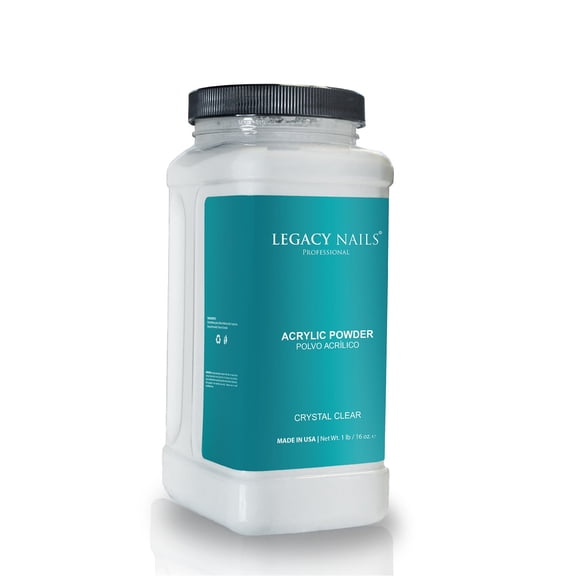 Legacy Nails Acrylic Powder - Crystal Clear 1lbs
