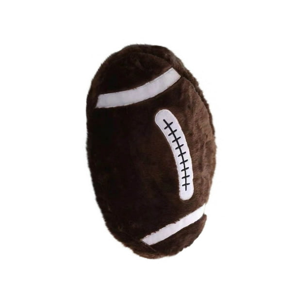 Bolas de pelusa para almohadas, peluche de 35 cm, suave, decorativas, con forma de balón de fútbol, para decorar, almohada de fútbol peluda, suave, diseño flocado único, decoración portátil