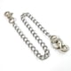 thumbnail image 4 of Guardurnaity Cadena de cinturón de cintura de aleación, reemplazo elegante portátil, Color sólido, cadenas de actuación antioxidantes, accesorios de Accesorios de disfraces Largo Plata 68cm Guardurnaity AP014011-04, 4 of 6