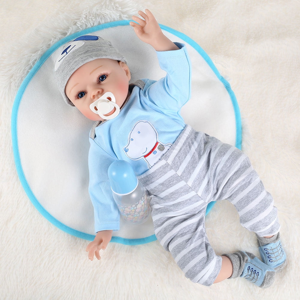 REBORN BOY HEAVY VALUE BABY FIRST REBORN SPANISH SET WITH MAGNETIC DUMMY A 