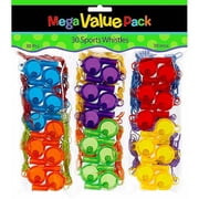 Amscan Mega Value Pack Party Favors, 30/pkg, Sports Whistle
