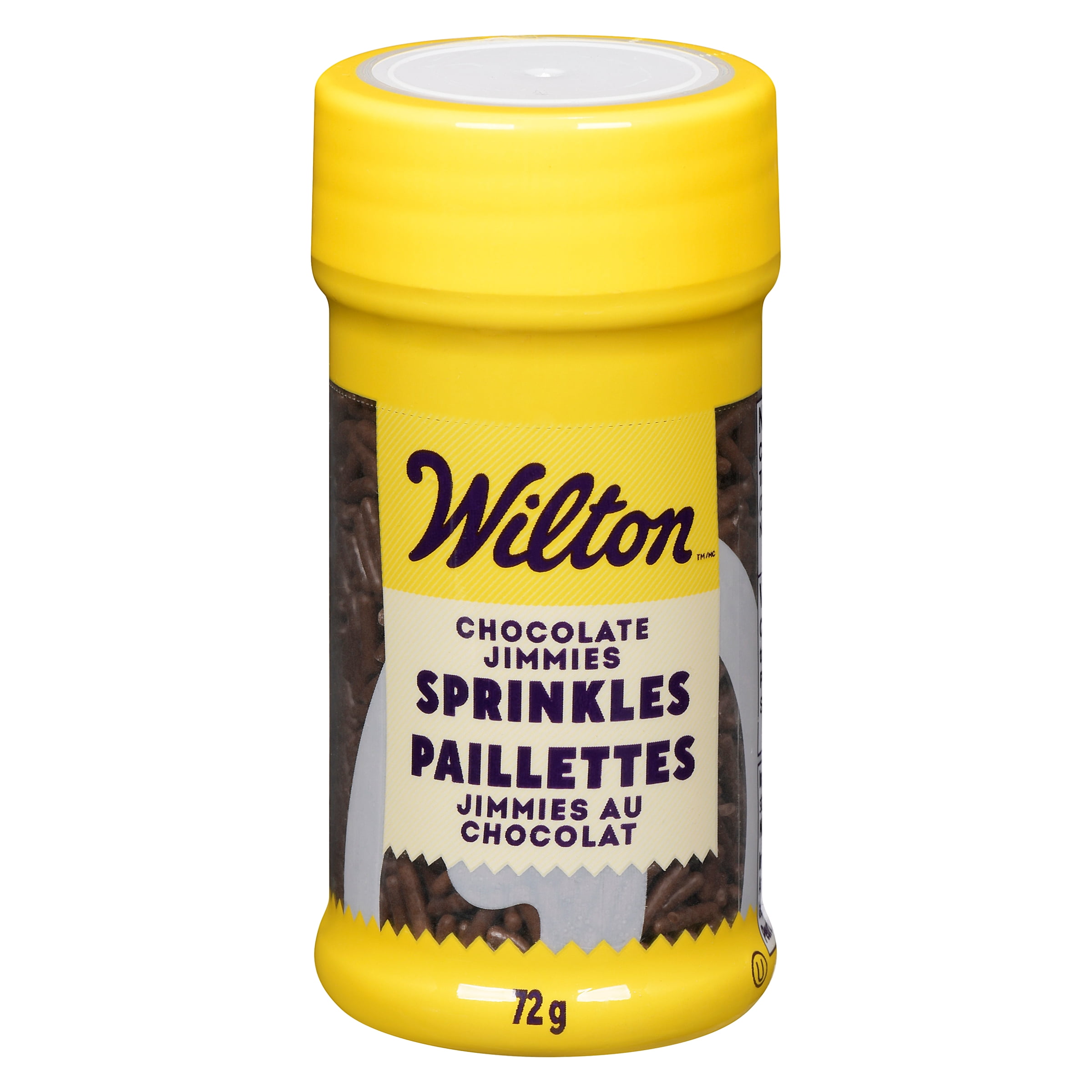 WILTON CHOCOLATE JIMMIES SHORT BOTTLE 72g