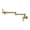 61211BG, variant on Pot Filler Tap Wall Mounted Kitchen Sink Faucet, Rose Gold/Gun Gray Single Cold Taps, Mixer 360 Rotate Folding Spout Spigot Brass ,Smooth Operation