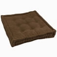 thumbnail image 1 of 25-inch Square Corder Floor Pillow with Button Tufts, 1 of 2