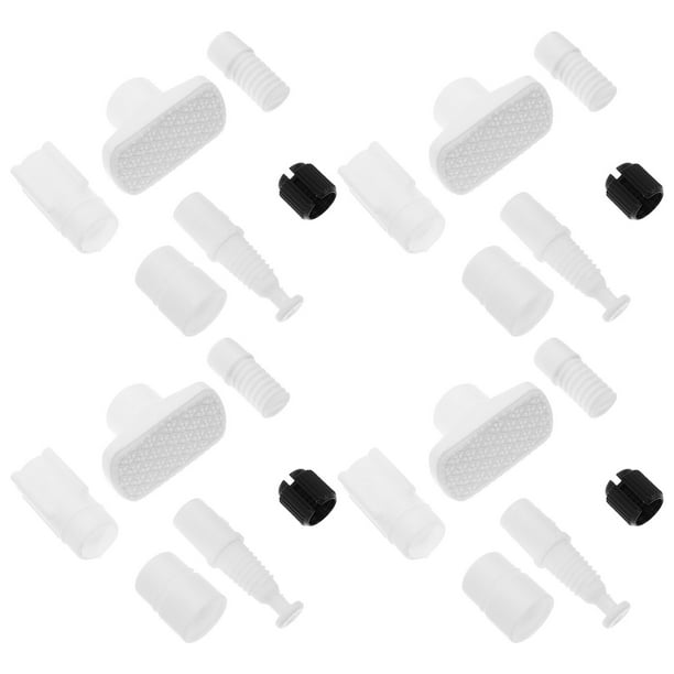 HAJZXH 2 Pack 9/16 Inch Curtain Rod End Caps - Hourglass Decorative Finials With Screws (Silver)