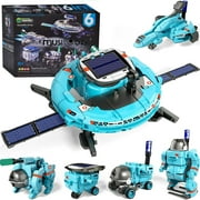 MUSICOZY 6-in-1 Building Science STEM KitsSTEM Projects for Kids Ages 8-12 12-16, Solar Robot Kit Space Toys Birthday Gifts for 8 9 10 11 12 13 14 15 16 Year Old, Boys Girls