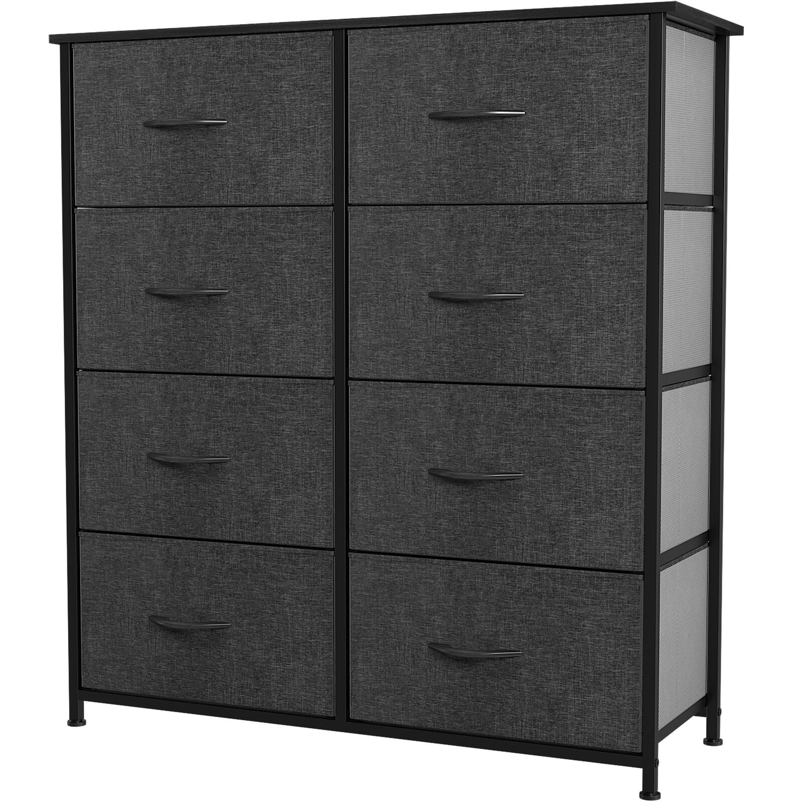 DWVO 8 Drawer Dresser Chest of Storage Dresser Tall Fabric Dresser