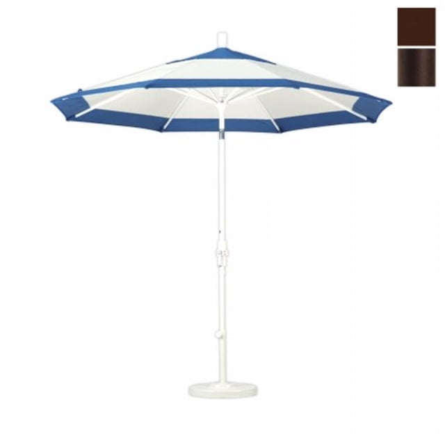 California Umbrella GSCU908117-SA32 Parasol de Marché en Aluminium de 9 Pi avec Inclinaison à Col - Bronze-Pacifica-Mocha