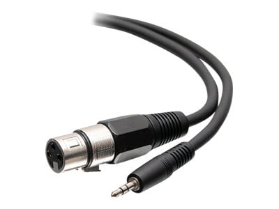 C2G 3ft 3.5mm TRS 3 Position Balanced to XLR Cable - M/F