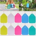 thumbnail image 2 of 100pcs Of 5 Sizes And 5 Colors with Rope Hanging Labels Plastic Waterproof Durable Flowers Garden Potted  Herbs Plant Label Tag (E100pcs,5x3.5cm), 2 of 7