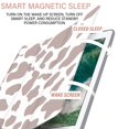 thumbnail image 4 of Deokke Compatible Con Ipad De 10,2 Pulgadas Funda De 9ª/8ª/7ª Generación (2021/2020/2019) Con Portalápices Y Funda Trasera De Tpu Suave Con Función De Encendido Y Apagado Automático, Patrón De Vaca Ma, 4 of 5