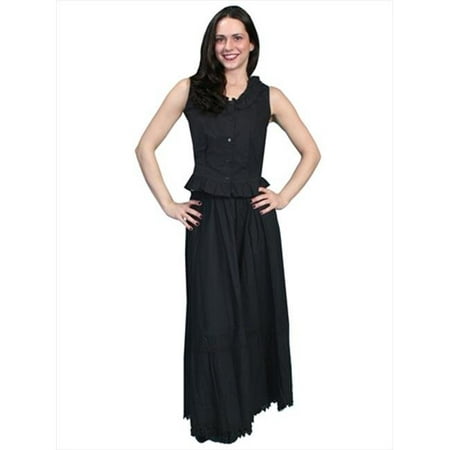

RW501-BLK-L Rangewear 100 Percent Cotton Womens Petticoat - Black Large