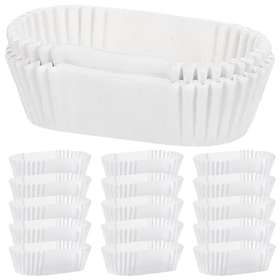 CIMAXIC Disposal Cupcake Pans Bread Baking Liners White Paper 2000pcs