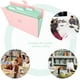 thumbnail image 4 of Carpetas de archivos expandibles FloreceBien con bolsillos tamaño carta/A4, organizador de documentos en forma de acordeón para la escuela y la oficina, paquete de 2, verde y rosa, 4 of 4