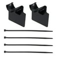 thumbnail image 3 of 2 Sets Pond Pool Supply Swimming Pipe Holder Strong Support Bracket Child Black, 3 of 8