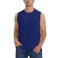 thumbnail image 1 of Balery Navy Blue Camisetas sin mangas para hombre, absorbe la humedad y protege contra el mal olor.-Large, 1 of 7
