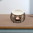 thumbnail image 3 of Baoblaze Candle Melt Warmer, essential oil burner, elegant, fragrance warmer diffuser tea Black, 3 of 5