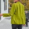 thumbnail image 4 of SDNall Womens Blazers Dressy Casual Bussiness Casual Blazers Open Front Long Sleeve Work Office Blazer Jacket with Shoulder Pads Fall Fall Clothing Sizes:S-3XL, 4 of 9