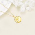 thumbnail image 3 of YAFEINI Sun Necklace for Women 925 Sterling Silver Amber/Labradorite Sun Jewelry Gifts for Mother Wife, 3 of 6