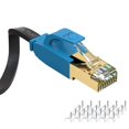 thumbnail image 1 of Cat 8 Ethernet Cable 50ft, Foboiu 40Gbps High Speed Internet Network Cable, 26AWG Cat8 RJ45 LAN Patch Cord Indoor&Outdoor, in Wall, Weatherproof UV Resistant for PS4/PS5/Router/Switch/Gaming/Printer, 1 of 1