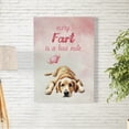 thumbnail image 2 of Every Fart is Love Note Golden Retriever Guilty Face Happy Valentine's Vertical Matte Canvas Poster Goldens Dog Lover Gifts Idea Wall Art Home Decor - 01016, 2 of 5