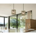 thumbnail image 2 of Cal Lighting Palencia 1-Light Wood & Metal Pendant Fixture in Distressed Oak, 2 of 5