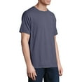 thumbnail image 4 of Hanes Men's and Big Men's ComfortWash Short Sleeve Pocket Tee, Up To Size 3XL, 4 of 6