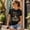 Black B, variant on Women's This Girl Is Retired Floral Graphic T-Shirt, Black Short Sleeve Crewneck Casual Summer Retirement Tee