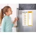 thumbnail image 6 of Inkdotpot Weekly Meal Planner Notepad 7"x10 , "Plan. Prep. Eat. Repeat" Magnetic Meal Planning Pad with Tear Off Grocery Shopping List for Fridge- Kitchen & Home - 54 Sheets -8G, 6 of 8