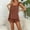 Brown, variant on WCJM 2025 New Women Pajama Sets Under $ 10 Top And Shorts Woman Blending Pajamas（Xl）