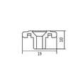 thumbnail image 1 of Xingzhi 2 Pieces Round Style String Tree String Retainer for Electric Bass Black, 1 of 9